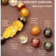 thumbnail image 4 of Pulsera Feng Shui Pulsera de obsidiana dorada natural Pulsera Pixiu que cambia de color, 4 of 6