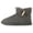 Grey, variant on Women's Single Button Mini Winter Snow Boots - Black - 10