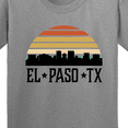 thumbnail image 4 of Inktastic El Paso Texas Skyline Retro Youth T-Shirt, 4 of 5
