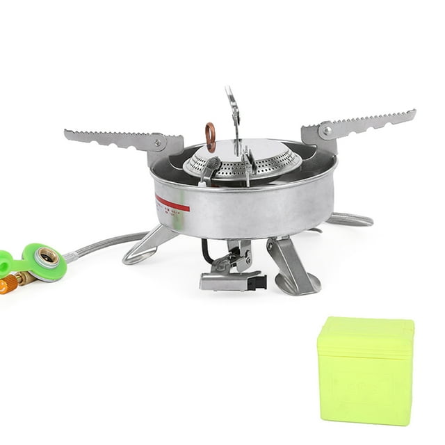 Horno de exterior BRS-10 Estufa de gas butano de acero inoxidable de tipo dividido portátil para aca Tomshoo Horno de exterior