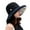 007_Black, variant on Women's Sun Hats Women'S Sun Hat Women'S Hat Spring And Summer Mesh Face Pattern Clasp Basin Hat Outdoor Sun Visor Hat Women's Accessories
