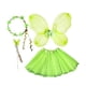 thumbnail image 2 of Disfraz de hada para niñas, vestido de ensueño para juegos de simulación, cumpleaños y carnaval. Verde, 2 of 9