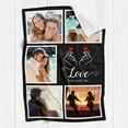thumbnail image 5 of Personalised Gifts for Women and Men, Personalised for Adults, , Custom Blanket with Photos, for Birthday, Christmas, 5 of 6