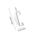 thumbnail image 3 of Yuarrent Ganchos de riel de cortina de 50 piezas, herramientas de deslizamiento de fijación para el hogar, ganchos de pista de cortinas de ventana de Tratamientos de ventanas Yuarrent HA062295-00, 3 of 6