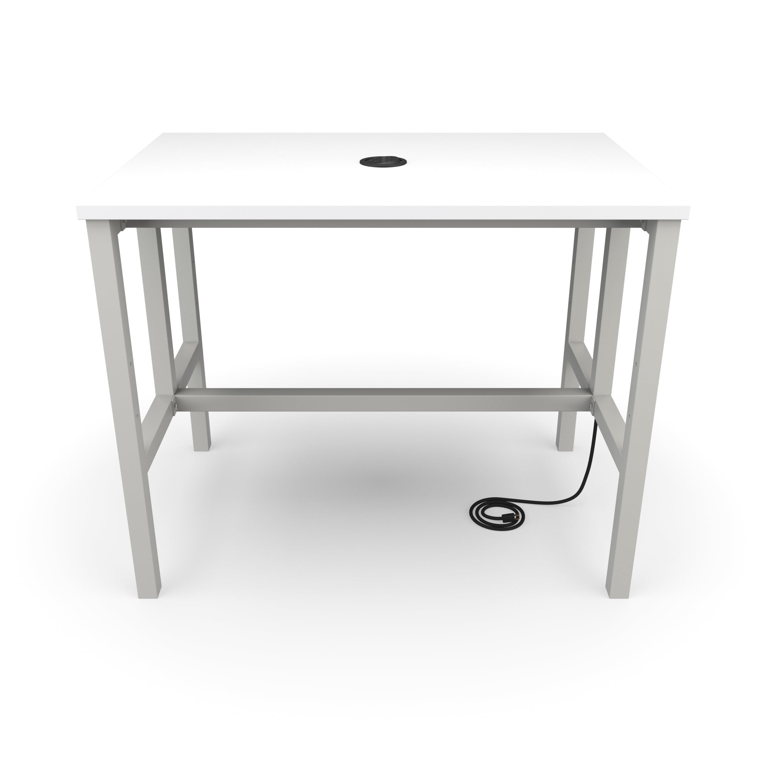 OFM Endure Series Model 9004-T 48" Standing Height Table, White Dry-Erase Top with Gray Frame