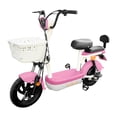 thumbnail image 3 of Moboss Bicicleta Electrica para Adultos Bicimoto Electrica Potencia Maxima del Motor 350 W Bateria 48V 12AH Rosa BS-01 Rosa, 3 of 10