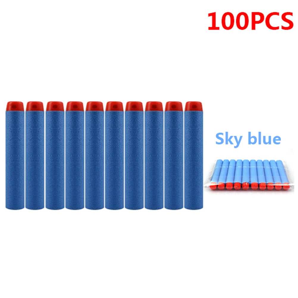 Details about   Colorful Gun Soft Foam Refill Bullets Round Head Blaster for Nerf N-Strike Toy