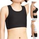 thumbnail image 2 of Original Plus Free Life Más El Tamaño De Pecho Carpeta Para Lesbianas Con Gancho Ftm Tomboy Sujetador Transgénero Slim Fit Chaleco Corto Tops Tire Sobre Big Boobsi, 2 of 4