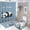 style-191, variant on 4 Piece Decor Shower Curtains Sets Bath Mat U-Shaped Floor Mat Toilet Lid Oval Rug Cute Cartoon Sloth Sleeping on Branch Waterproof Shower Curtain Mother Gift for Bathroom Decor Set
