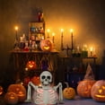 thumbnail image 6 of Colorful Light-Up Halloween Skeleton Stakes - Scary Groundbreaker Skull Decor with Multi-Color Lights for Yard, Garden, Haunted House & Indoor Holiday Party, 6 of 7