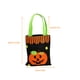 thumbnail image 5 of Bewildely Bolsa de dulces Accesorios de Halloween con asa Bolsa de calabaza Artesanía Accesorios de fiesta Arreglo de escena de tela Paquete de regalo Kits de decoración para fiestas Calavera negra Bewildely HA068067-02, 5 of 6