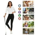 thumbnail image 6 of Women’s 3/4 Sleeve V-Neck Collared Polo Shirt Button Down Shirt Business Work Blouses, 6 of 6
