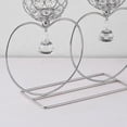 thumbnail image 2 of Holograma de candeliere de hierro, soporte de pilar de en apariencia de con Base, pilar de de la lámpara de las decoración Plata, 2 of 7