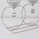 thumbnail image 2 of Candelero de de comedor, candeliere europeo, accesorios para , romántica, chapada en hierro, adornos de joyería, candeliere Plata, 2 of 7