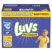 Luvs Ultra Leakguards Diapers size 5 - 228 ct.