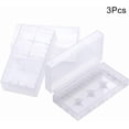 thumbnail image 2 of HUGFEGWE 2 x 18650 Battery Storage Case Holder Organizer Box Transparent 3Pcs CJB91-113794, 2 of 7