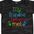 thumbnail image 4 of Inktastic My Grandma Loves Me Boys or Girls Baby Bodysuit, 4 of 5