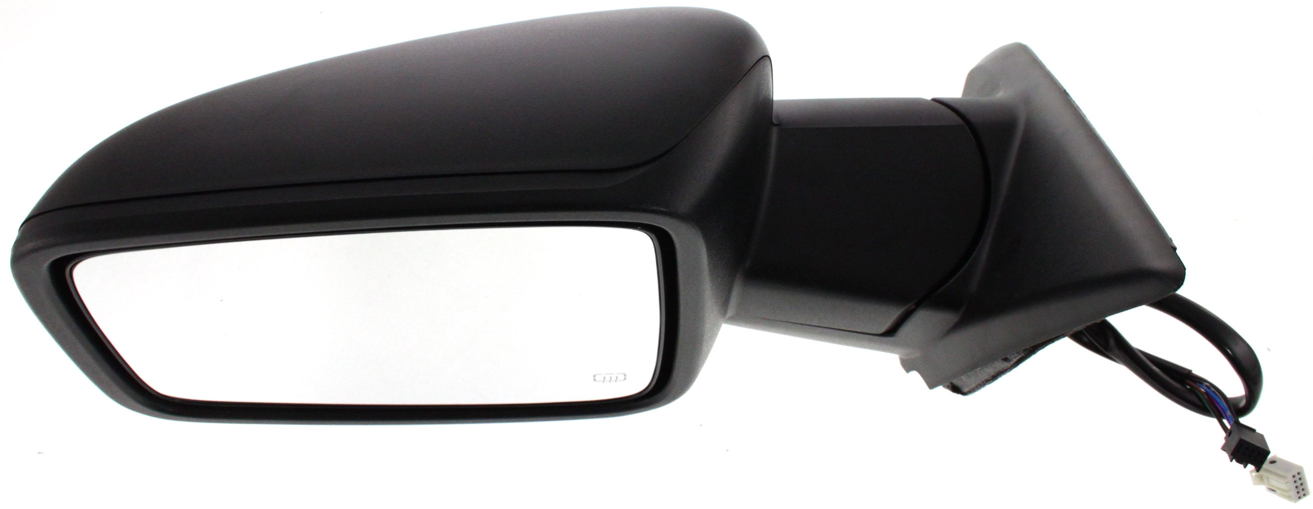 Mirror Compatible With 2011-2012 Ram 1500 2010 Dodge 3500 Left Driver Side Heated In-housing Signal Light Textured Black Kool-Vue