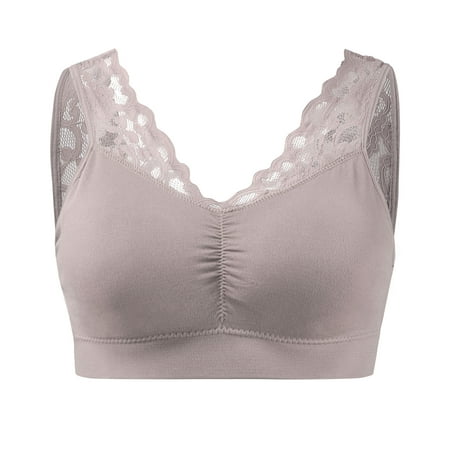 

Push Up Bra for Women Bra Sexy Bra Top Solid Vest Lace Seamless Breathable Top Underwe Bralettes