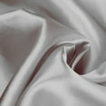 thumbnail image 2 of BalsaCircle 90" x 156" Satin Rectangular Tablecloth Silver, 2 of 5