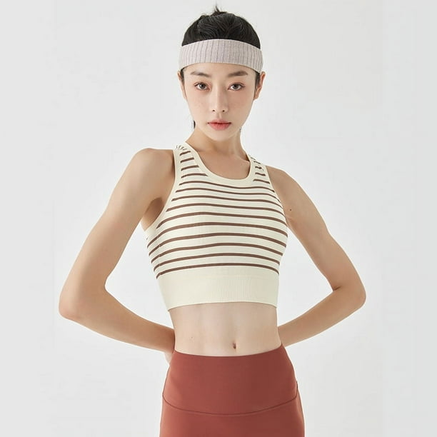 Sujetador deportivo todo en uno, ropa interior deportiva para correr, yoga, secado rápido, transpirable, informal, combinable