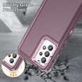 thumbnail image 3 of Dteck for Samsung Galaxy A13 5G Case, Protective Shockproof Rugged Military Drop Protection Galaxy A13 Cell Phone Cover Tough Hybrid Bumper Samsung A13 Phone Case, Purple, 3 of 6