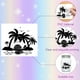 thumbnail image 3 of Siluetas de árboles, decoración de tarros de cristal, calcomanías para tarros de cristal, recortes de linternas con temática de verano, silueta de estilo hawaiano, 3 of 9