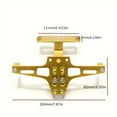 thumbnail image 4 of “Motorcycle License Plate Bracket Aircraft Type CNC Aluminum Alloy Adjustable (for MSX)”, 4 of 4
