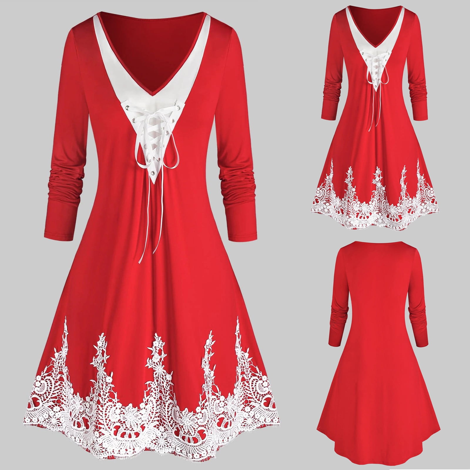 Lastesso Women Masquerade Formal Dresses Long Sleeve Fitted Dress Fall