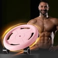 thumbnail image 2 of CSSAD Abdominal Roller, Ab Exercise Equipment Exercise Wheel, Ab Roller Wheel for Core Exercise, Abdominal Strength Training for Home Gym, 360° Silent Ab Workout Equipment, Pink, 2 of 6