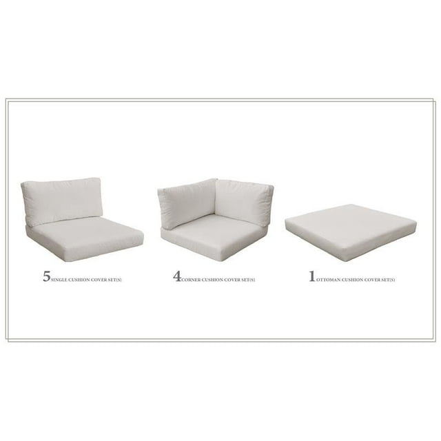 Ensemble Coussin pour MONACO-12a en Beige