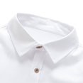 thumbnail image 4 of UACY Toddler Boys Button Up Dress Shirt Kids Long Sleeve Cotton T-Shirt Soft Trendy Blouses Simple Tops Tees (White, 3-4 Years), 4 of 8