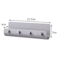 thumbnail image 2 of ROSENICE 1Set Wall Key Holders U Shaped Plastic Abs Homeowners Storage Rack Gray 11.6x2.8x1.6in, 2 of 8