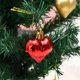 thumbnail image 5 of Colgante de árbol de Navidad de 60 piezas, bola galvanizada con forma de corazón de melocotón para Navidad, decoración para el hogar, fiesta, boda, 5 of 5
