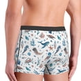 thumbnail image 3 of Uemuo Undersea Animals Pattern Men's Boxer Briefs,Trunk Anti-Chafing,Comfortable, Durable, and Stylish Underwear-Large, 3 of 9