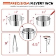 thumbnail image 5 of 10QT Stainless Fish Fryer Pot | with Lid & Tong | Deep Fryer with Basket | Indoor & Outdoor Cooking | All-Round Protection | Perfect For Boiling ＆ Frying, 5 of 7