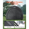 thumbnail image 4 of VEVOR Tente de Rangement pour Vélo Extérieur en Forme d'Éventail, Tente Imperméable pour Vélos 5+, 4 of 9
