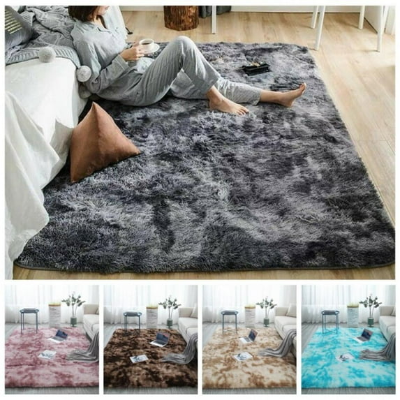 DABOOM Soft Bedroom Rug for Dorm Home Decor Nursery Kids Room Large Shaggy Fur Floor Area Rugs Non-Slip Comfy Living Room Carpets Fluffy Indoor Plush Rectangle Accent Rugs