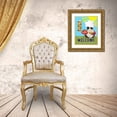 thumbnail image 3 of Reed, Tara 20x24 Gold Ornate Wood Framed with Double Matting Museum Art Print Titled - Gnome Grill Masters sentiment portrait II-Welcome, 3 of 4