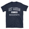 thumbnail image 1 of West Wareham Massachusetts Classic Established Men's Cotton T-Shirt, 1 of 1