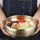 thumbnail image 4 of EeaseMX 1 tazón de acero inoxidable para fideos fríos, tazón para sopa de cocina, recipiente para alimentos (dorado), 4 of 8