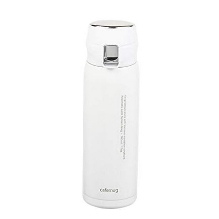 

Mug Bottle White 500ml Lightweight One Touch Mug Cafe Mug Porter HB-4760// Stainless steel