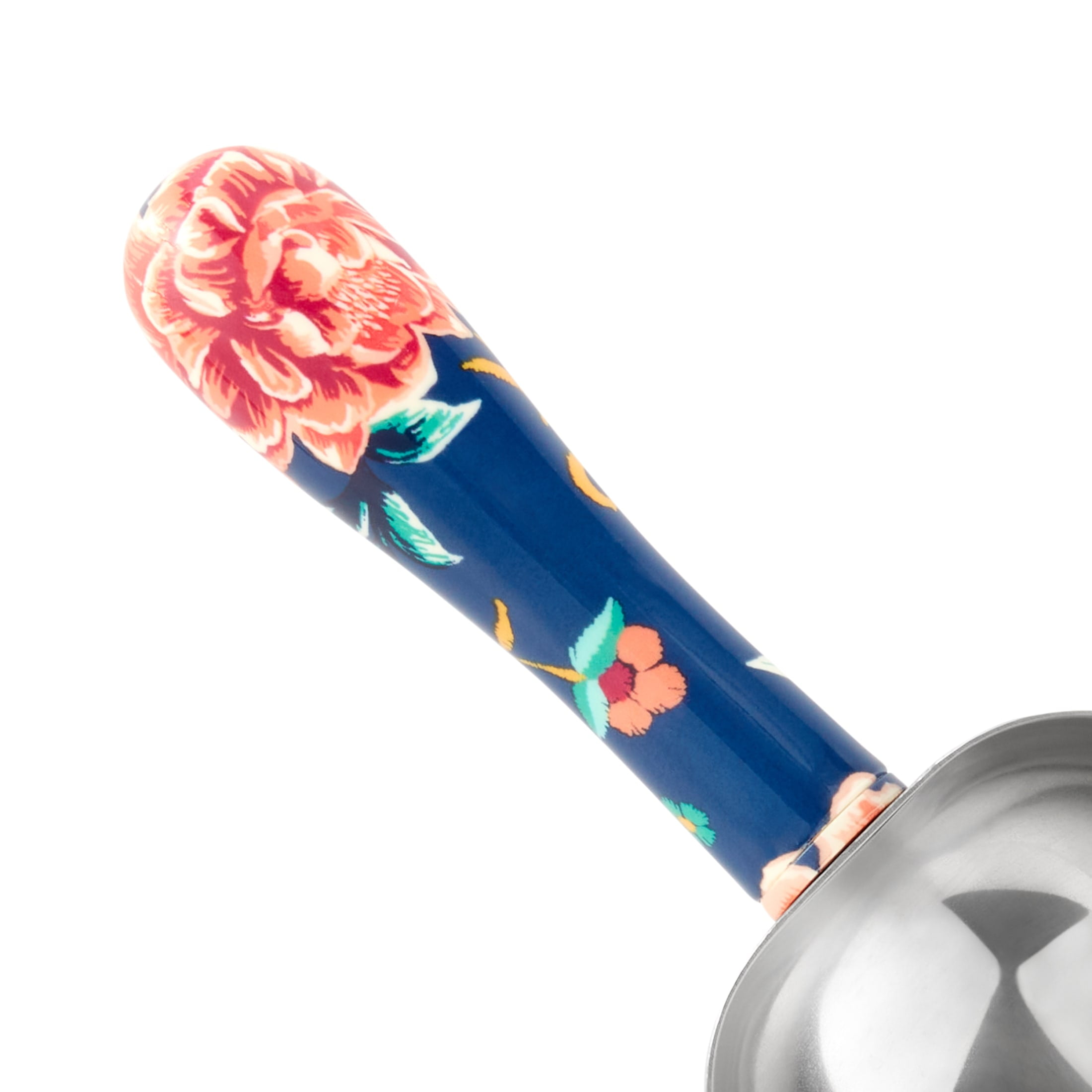 The Pioneer Woman Keepsake Floral Stainless Steel Multi-Purpose Kitchen Scoop