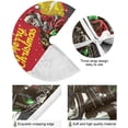 thumbnail image 2 of FMSHPON Santa Claus on A Motorcycle Xmas Christmas Tree Skirt Stand Mat for Holiday Party Decoration Indoor Outdoor 48 inches, 2 of 6