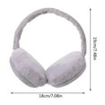 thumbnail image 3 of Foldable Earmuffs for Winter Sports Windproof Thermal with Removable Memory Foam Headband, 3 of 5