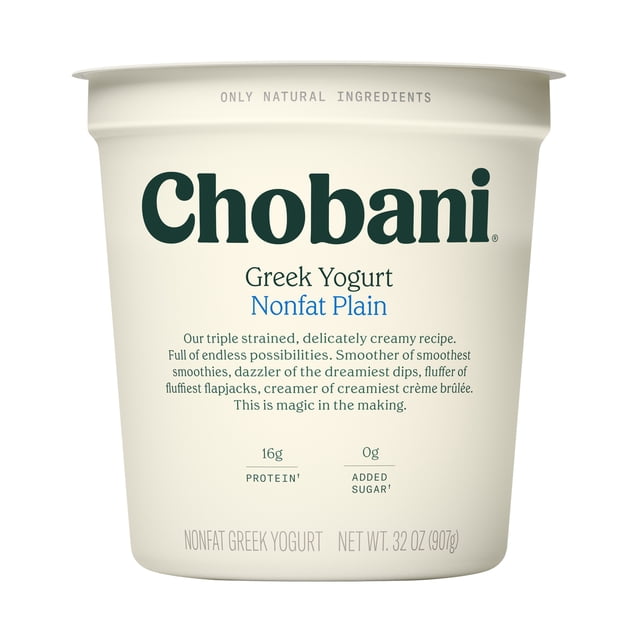 Yogurt Chobani griego non-fat plain 907 g