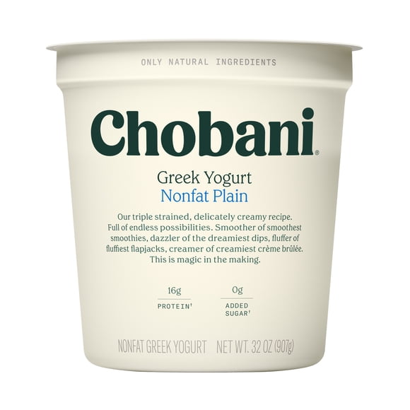Yogurt Chobani griego non-fat plain 907 g