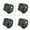 Green+Red+Blue+Yellow, variant on 4Pcs 20A 12V Dc Rocker Switch Led Lighting Car And Boat Round On/Off Spst Switch