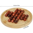 thumbnail image 3 of Juego de mesa Toys of Wood Oxford Solitaire Peg Bamboo Wood, 3 of 7