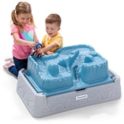 Simplay3 Big Mountain Off Road Adventure Sandbox with Cover, Periwinkle Blue/Frost Gray